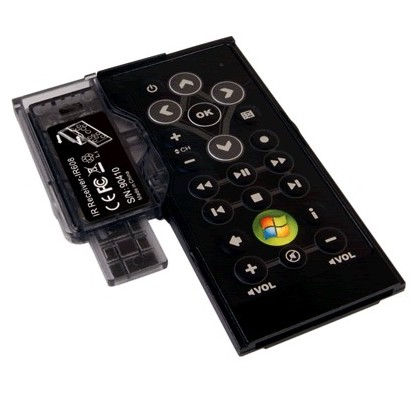 AIM RC136T Télécommande Media center avec récepteur IR USB