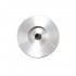 [GRADE B] Knob Aluminium Axe Méplat 38x22mm Ø6mm Silver for Potentiometer