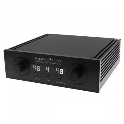 HATTOR AUDIO High-Fidelity Balanced Passive / Active Preamplifier Takman REX AMRT OPA2134 Black