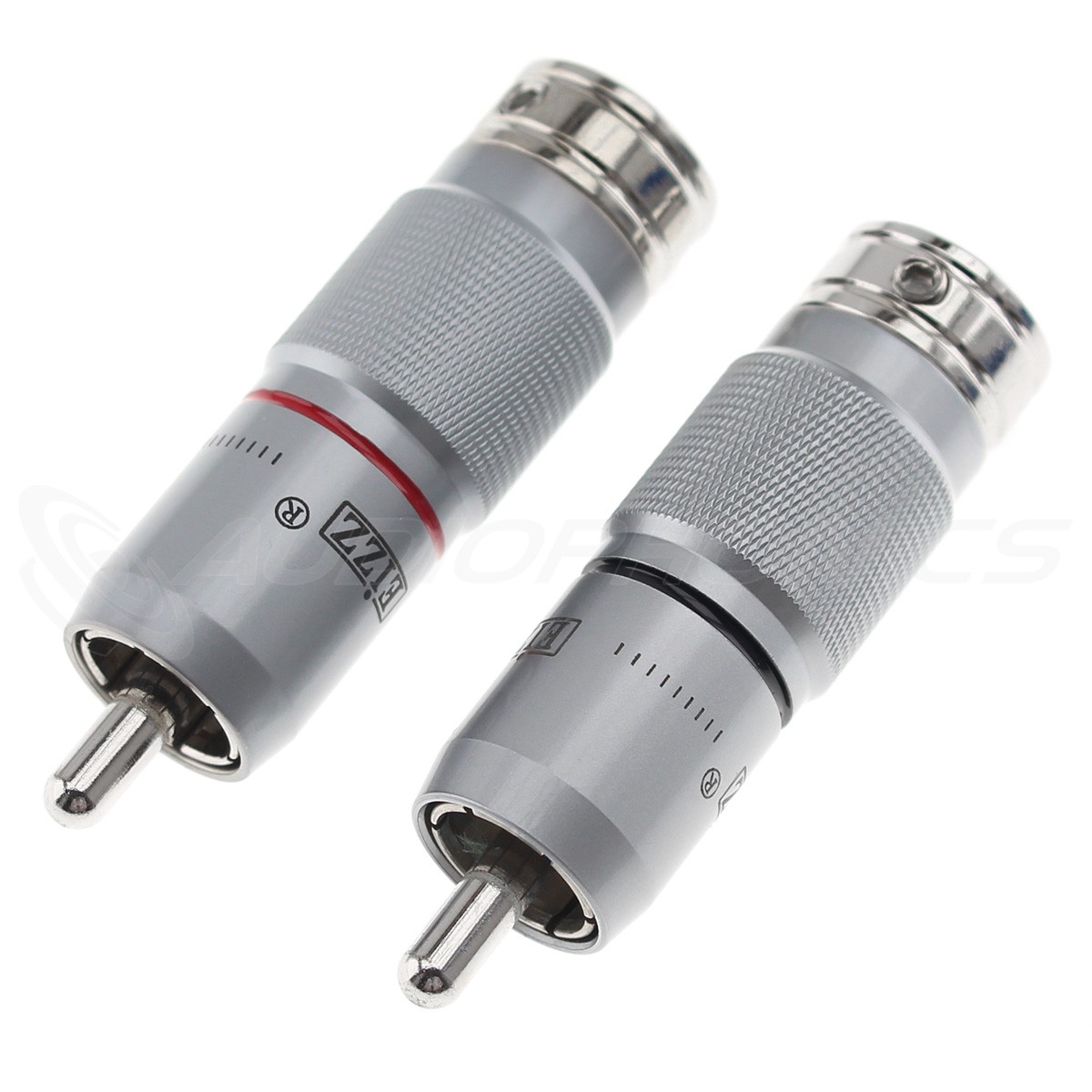 EIZZ EZ-202 RCA Connectors Rhodium Plated Ø7mm (Pair)