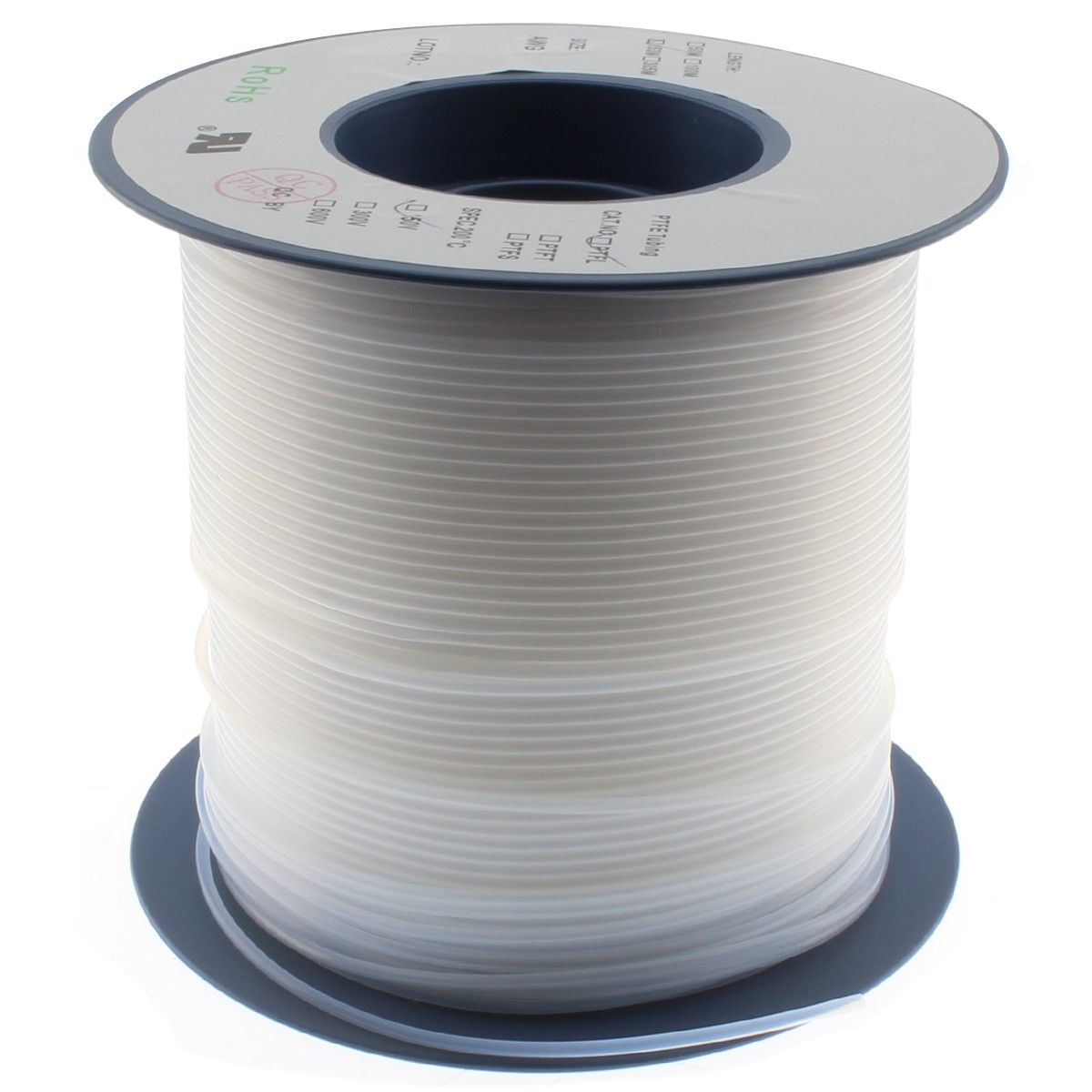 Gaine PTFE 12AWG Ø2.1mm Transparente