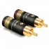 VIABLUE T6S SCREW Connecteurs RCA Plaqué Or Ø8mm (La paire)