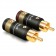 VIABLUE T6S SCREW Connecteurs RCA Plaqué Or Ø8mm (La paire)