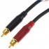 AUDIOPHONICS WIRE Interconnect Cable Stereo RCA OFC Copper Gold Plated 1.5m