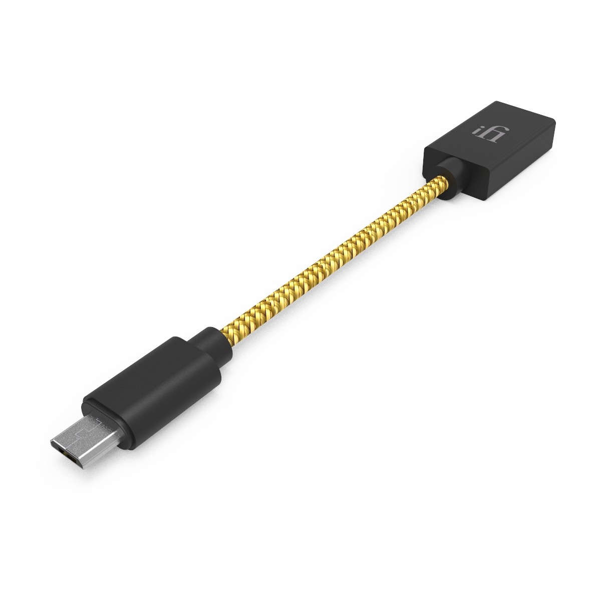 [GRADE A] IFI AUDIO Câble OTG USB-A Femelle vers Micro USB Mâle 12cm