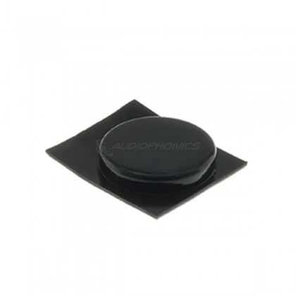 3M Silicone rubber foot 15x3mm Black (Unit)