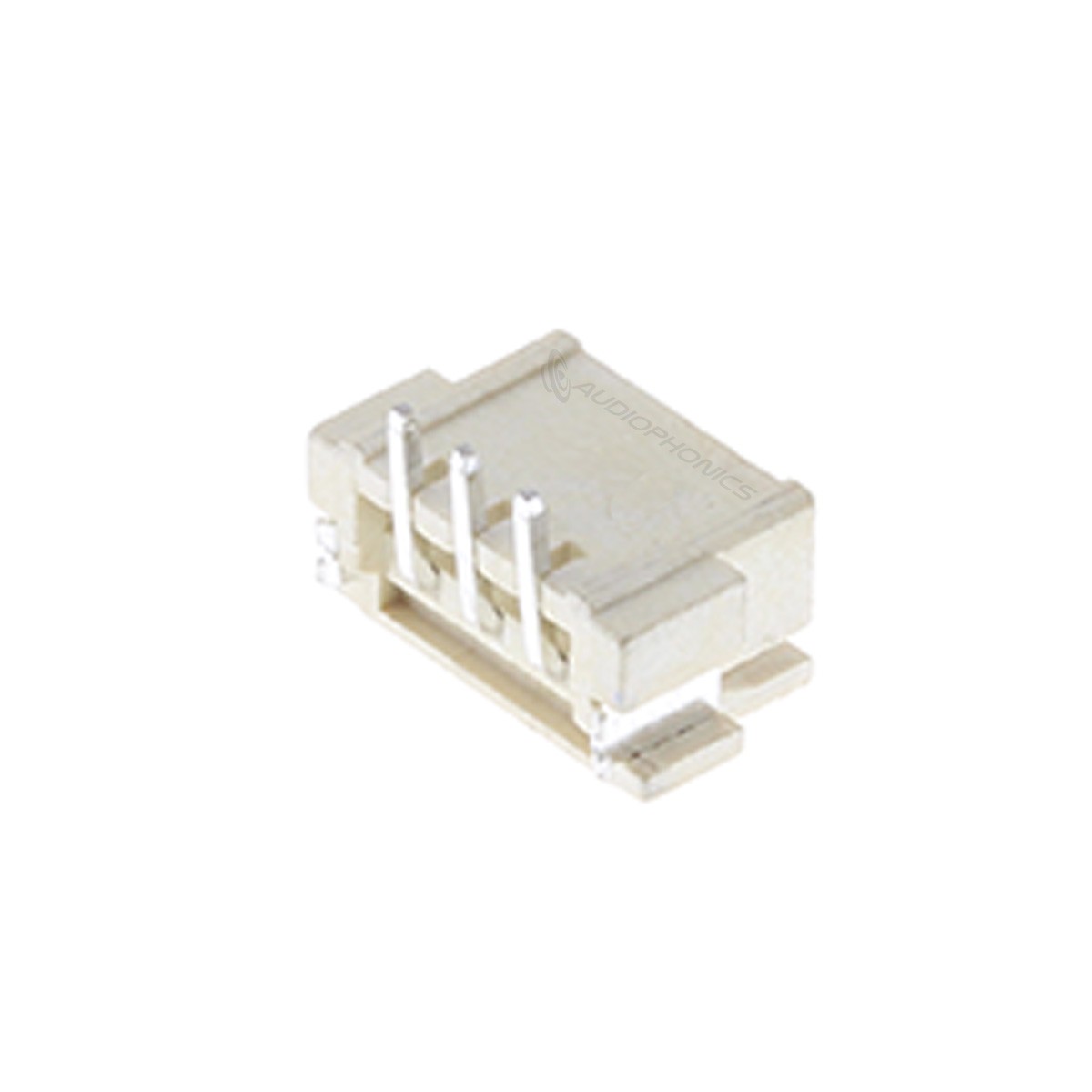 XH 2.54mm Male 3 Pin Angled Socket Connector White (Unit)