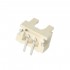 XH 2.54mm Male 2 Pin Angled Socket Connector White (Unit)