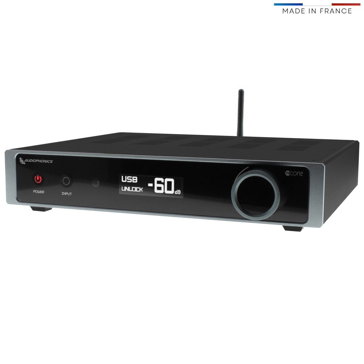 AUDIOPHONICS DA-S250NC Amplificateur Intégré Class D NCore NC252MP DAC ES9038Q2M Bluetooth 2x250W 4 Ohm 32bit 768kHz DSD256