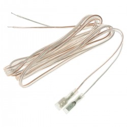 [GRADE S] Cables for Small Loudspeakers Lugs to Bare Wire Tinned Copper 1.45m (Set x4)