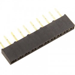 2.54mm Female Pin Header 20 Pins 3mm (Unit)