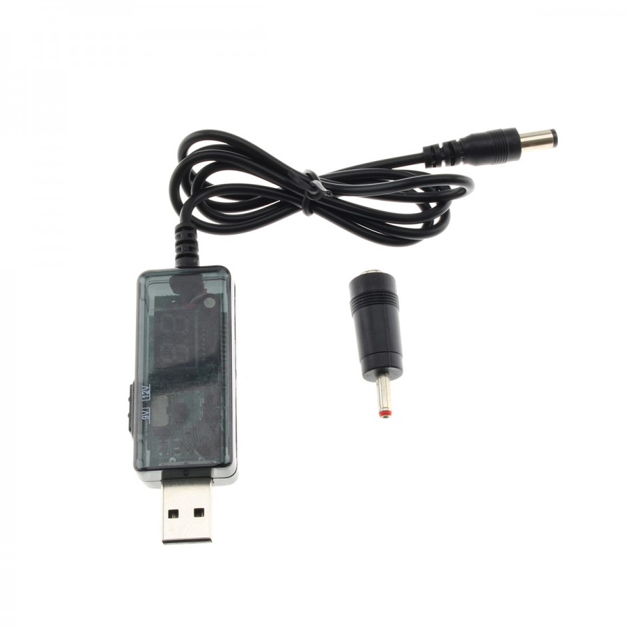 Voltage Booster / Voltage Converter Adapter USB 5V to 9 / 12V DC