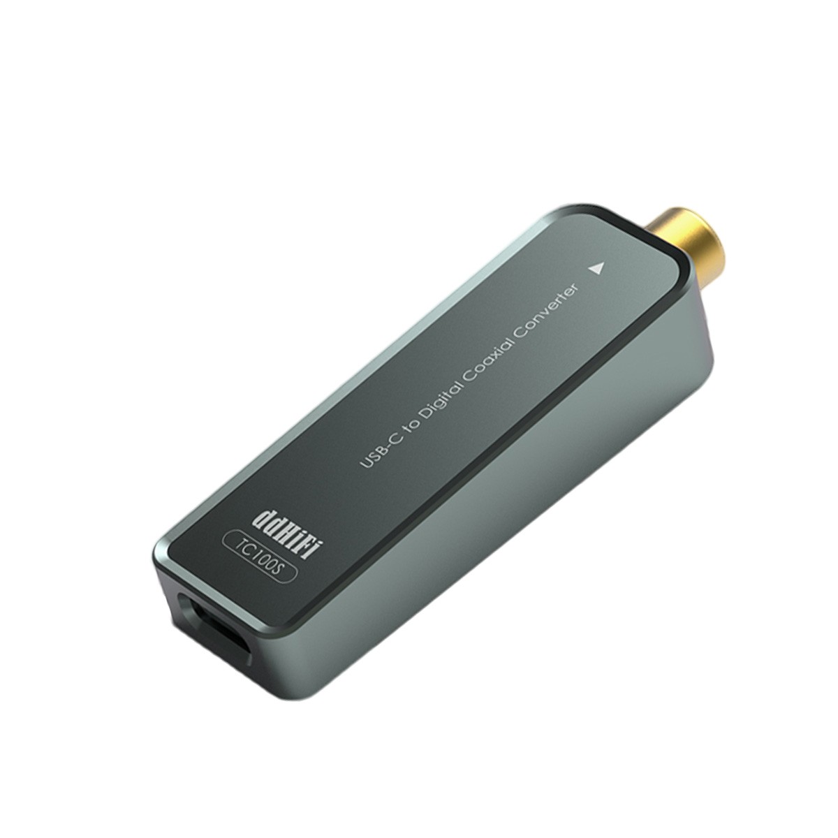 DD TC100-COA Female USB-C to Male Coaxial Interface 75 Ohm 24bit 192kHz 35cm