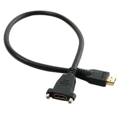 Passe cloison HDMI 1.4 (Panel Mount) 0.40 m