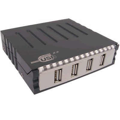 IOCREST USB 2.0 Hub Internal 3.5 "/ External 4 ports