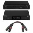 Pack Topping A90 Discrete Headphone Amplifier + D90SE DAC + TCX1 XLR Cables 25cm Black