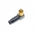 RCA Connector 90° Angled Gold Plated Ø6.2mm (Unit)