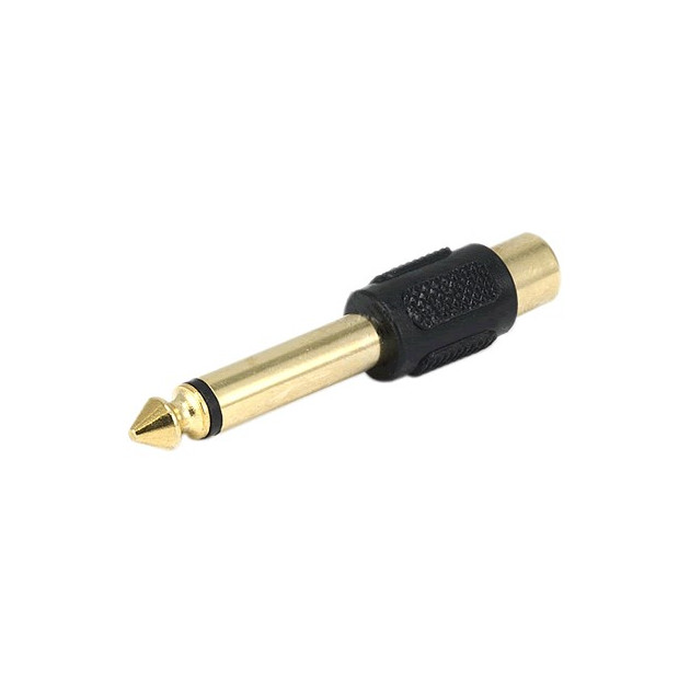 Mono to RCA Gold Plated 6.35mm Male 