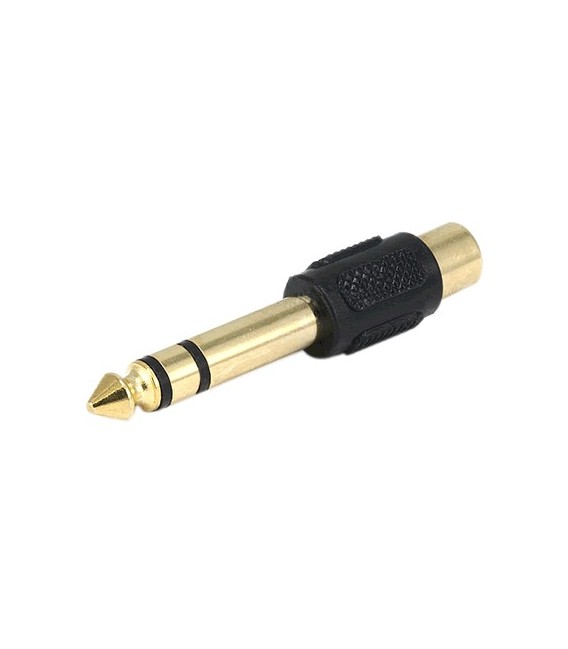 Stereo to RCA Female to Male 6.35mm 