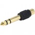 Stereo to RCA Female to Male 6.35mm Male Plug Adapter