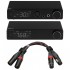 Pack Topping Amplificateur Casque L70 + DAC E70 + Câbles XLR TCX1 25cm Noir