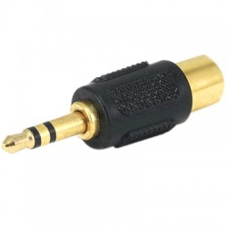 Stereo to RCA Male Plated 3.5mm Male Plug Adapter