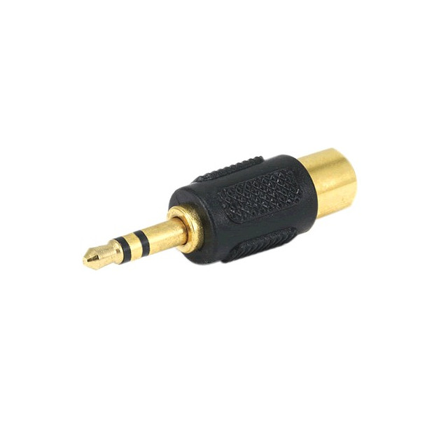 Stereo to RCA Male Plated 3.5mm Male 