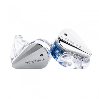 MOONDROP BLESSING3 Écouteurs Intra-Auriculaires IEM Triple Haut-Parleurs 14.8 Ohm 120dB 10Hz - 30kHz