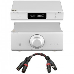 Pack Topping Amplificateur LA90D + DAC D90SE + Câbles XLR TCX1 25cm Argent