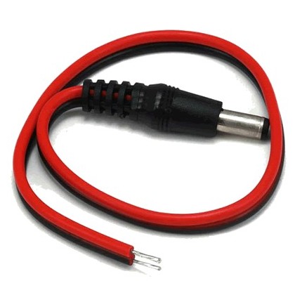 Câble d'alimentation Jack DC 5.5/2.1mm 0.25m