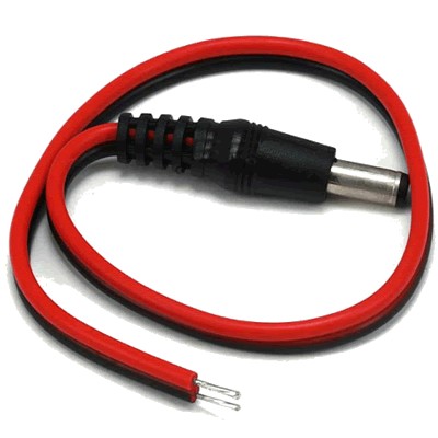 Power Cable Jack DC 5.5/2.1mm 0.4mm² 0.25m