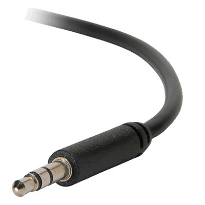 Jack 3.5mm Male Cable 1.8m Black