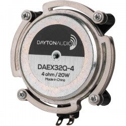 Dayton Audio DAEX32Q-4 Dual Steel Spring Balanced Exciter 32mm 40W 4 Ohm