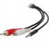 Modulation Cable Mini JACK 3.5mm 2 RCA Stereo Male 1.5m