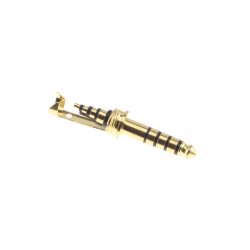 Jack 4.4mm Male Connector TRRRS 5 Poles Gold Plated