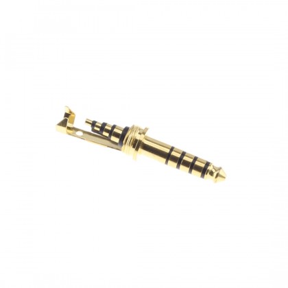 Jack 4.4mm Male Connector TRRRS 5 Poles Gold Plated