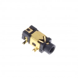 Female Jack 2.5mm Socket 3 Poles Gold Plated