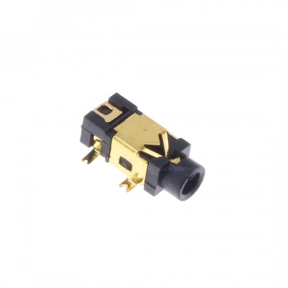 Female Jack 2.5mm Socket 3 Poles Gold Plated