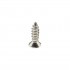 Phillips Countersunk Head Wood Screws M3x10mm Steel Silver (x10)