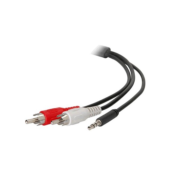 Klotz Câble Y mini-Jack TRS / 2x RCA mâles, 3m - Câbles en Y