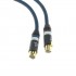 ATAUDIO K8 Câble de Modulation XLR Mâle vers XLR Femelle Plaqué Argent 0.75m (La paire)