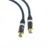 ATAUDIO K8 Modulation Cable Male XLR to Female XLR Silver Plated 0.75m (Pair)