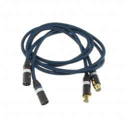 ATAUDIO K8 Câble de Modulation XLR Mâle vers XLR Femelle Plaqué Argent 1.55m (La paire)