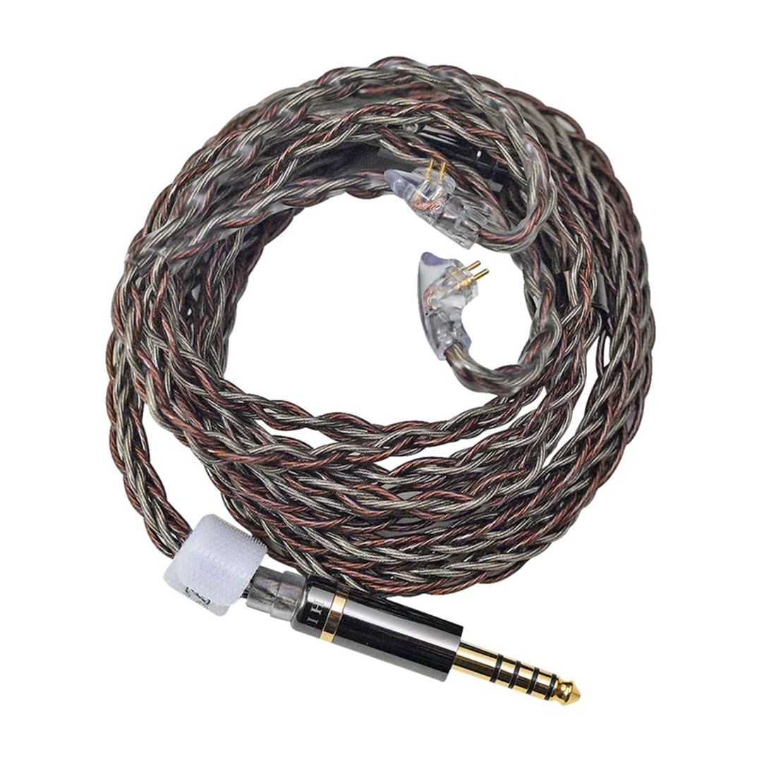 HIDIZS MS5-4.4-RC Headphone Cable 4.4mm Jack to 2x CIEM 0.78mm Copper Silver Plated 1.2m