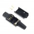 ELECAUDIO LI-23GB Connecteur Secteur IEC C13 Plaqué Or 24k 3x5mm² Ø15mm