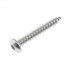 Wood Screws Truss Buttonhead Hex Socket BHC M4x25mm 8.8 Steel Silver (x10)