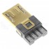 Male Micro USB Connector Gold Plated with Shell