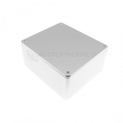 Aluminium casing for toroidal transformers 160x140x75mm Silver