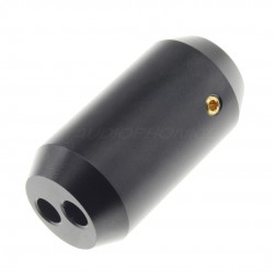 Aluminum Splitter 1x16mm to 2x7mm Black