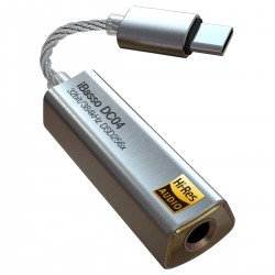 IBASSO DC04 Adaptateur Amplificateur Casque DAC Symétrique USB-C Hi-Res 2x CS43131 32bit 384kHz DSD256 Argent